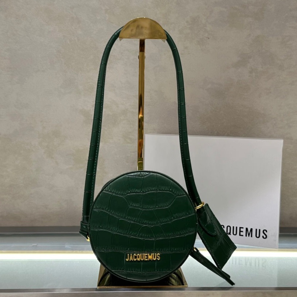 Jacquemus green leather shoulder bag, 11.5X15.5X15.5cm - Picture 2 of 9
